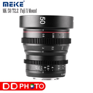 Lens MEIKE 50mm T2.2 Manual Focus Cinema Lens for Fuji X-Mount