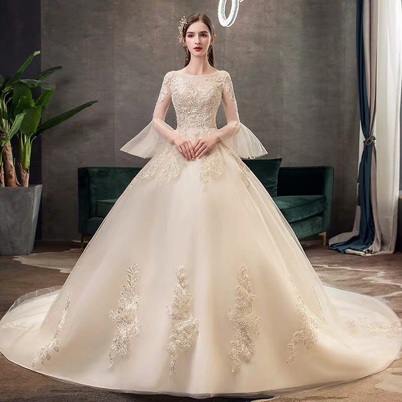 pre-order-cywd-009-wedding-dress-ชุดเจ้าสาว-ชุดแต่งงาน-ชุดแต่งงานเจ้าหญิง