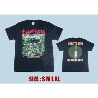 เสื้อยืดผู้ชาย Ts - TERRORIZER - FearOfNapalm S-5XL