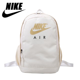 Nike กระเป๋าเป้เด็กผู้หญิง กระเป๋าเป้เดินทาง สีขาวบริสุทธิ์ สำหรับเดินทาง คอมพิวเตอร์