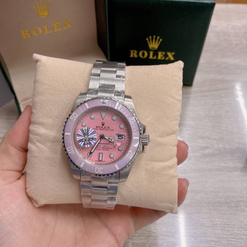 นาฬิกาข้อมือนาฬิกาsubmarinerpink-ระบบออโต้-size40mm