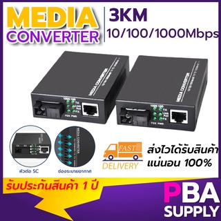 ภาพหน้าปกสินค้าMedia Converter 10/100/1000M A/B 3KM ที่เกี่ยวข้อง