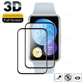 ฟิล์มกระจกนิรภัยกันรอยหน้าจอ 3D สําหรับ Huawei Watch fit2 WatchFit Watch Fit 2 Watchfit2 Smartwatch 2 ชิ้น