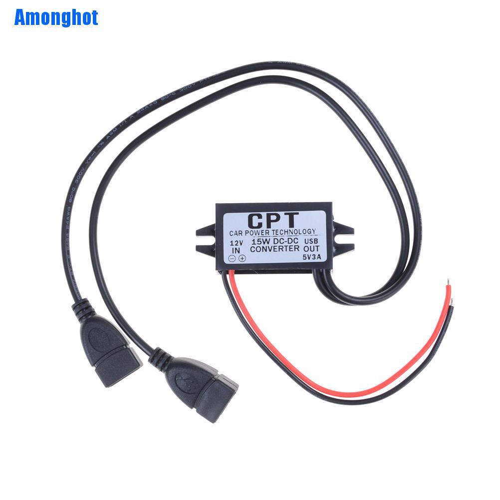 ภาพหน้าปกสินค้า(Amonghot) โมดูลแปลงไฟ Dc-Dc 12V To 5V Mini A Type Usb จากร้าน amonghot.th บน Shopee