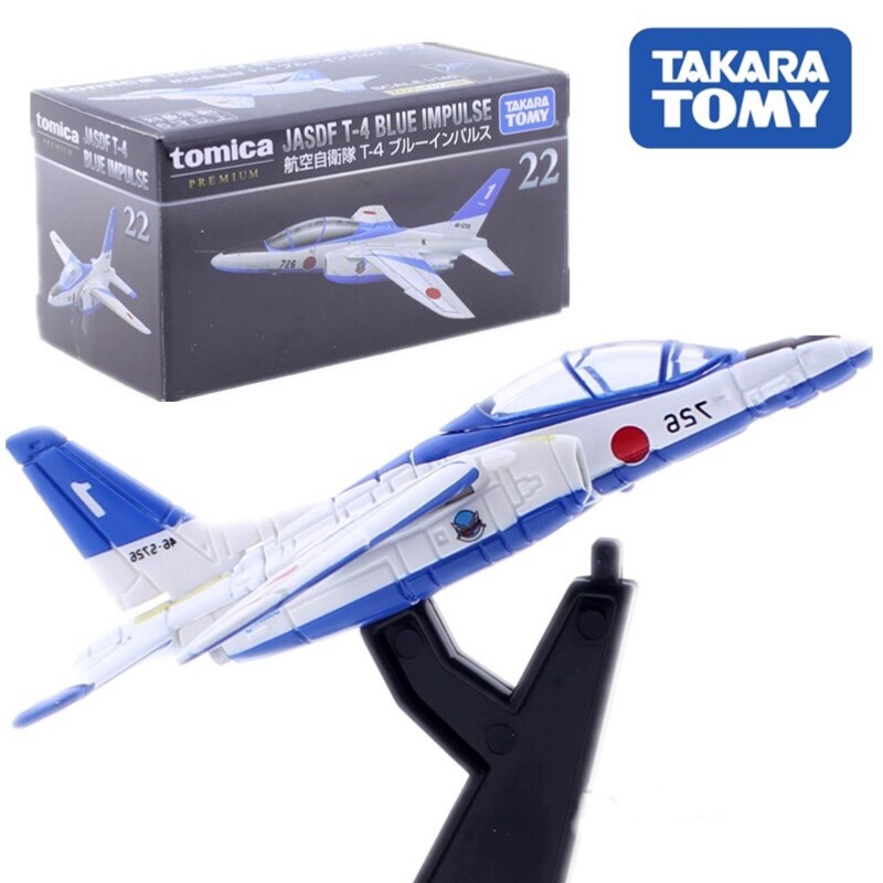แท้-100-จากญี่ปุ่น-โมเดล-เครื่องบิน-takara-tomy-tomica-premium-no-22-air-self-defense-force-t-4-blue-impulse