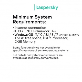 ภาพขนาดย่อของภาพหน้าปกสินค้าKaspersky Internet security 1 PC จากร้าน gecko789 บน Shopee ภาพที่ 3