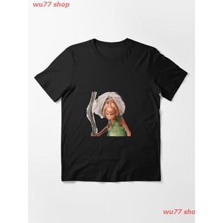 2022 The Croods Essential T-Shirt เสื้อยืด ดพิมพ์ลาย ดผ้าเด้ง คอกลม cotton ความนิยม discount Unisex