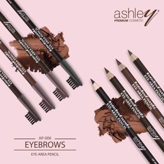 ดินสอเขียนคิ้วแอชลี่ย์ AP-006 Ashley Eye-Area Pencil เนื้อนุ่ม เขียนง่าย ไม่สะดุด ( 1 แท่ง )