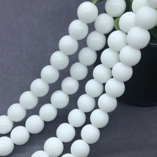 ภาพขนาดย่อของภาพหน้าปกสินค้าCeramic Whiteware Beads เซรามิกสีขาวลูกปัด 4-12 มิลลิเมตรรอบหลวมธรรมชาติหินลูกปัดอุปกรณ์ Diy จากร้าน wenwo.th บน Shopee