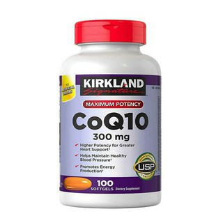 ภาพหน้าปกสินค้าKIRKLAND COQ10 300mg. ปริมาณ 100 เม็ด Softgel. ที่เกี่ยวข้อง