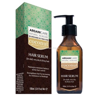 arganicare coconut hair serum 100 ml