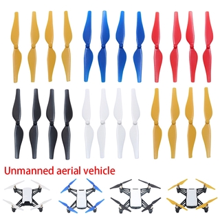 ใหม่ ใบพัด หลากสี คุณภาพสูง อุปกรณ์เสริม สําหรับโดรน DJI Tello Drone Blade 4 ชิ้น