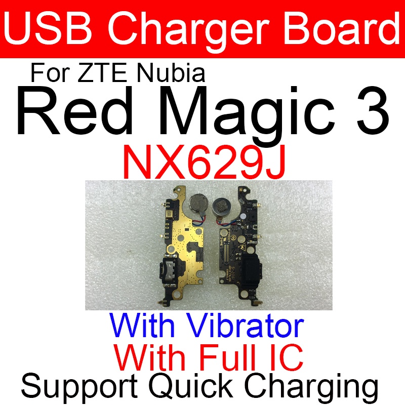 ภาพสินค้าโปรโมชั่น บอร์ดชาร์จ USB พร้อมเครื่องสั่น แบบเปลี่ยน สําหรับ ZTE Nubia M2 Play N3 Red Magic 3 3S X Z11 mini Z17 miniS Z17S Z18 จากร้าน cosmic.th บน Shopee ภาพที่ 1