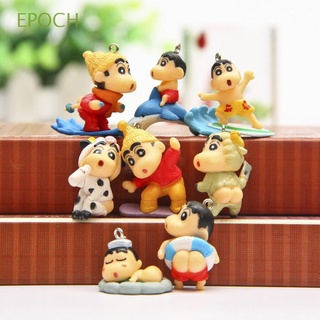 Epoch โมเดลฟิกเกอร์ Pvc รูปการ์ตูนชินจังชินจัง 8 ชิ้น/ชุดสําหรับเด็ก