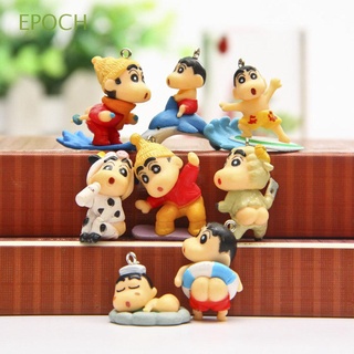 Epoch โมเดลฟิกเกอร์ Pvc รูปการ์ตูนชินจังชินจัง 8 ชิ้น/ชุดสําหรับเด็ก