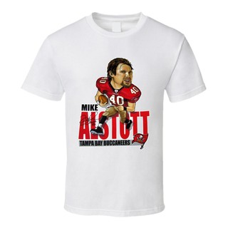 เสื้อยืดผู้ เสื้อยืด พิมพ์ลาย Mike Alstott Tampa Bay Caricature Football สไตล์วินเทจ สําหรับผู้ชาย S-5XL