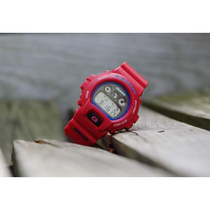 ส่งฟรี LIMITED Casio G-Shock x ATMOS DW 6900 Red COLLABORATION สี