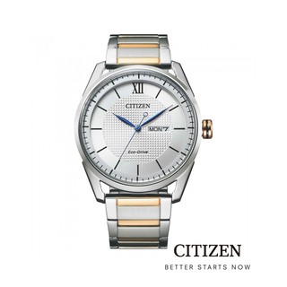 CITIZEN Eco-Drive AW0084-81A Two-tone Rose Gold Mens Watch ( นาฬิกาผู้ชายพลังงานแสง )