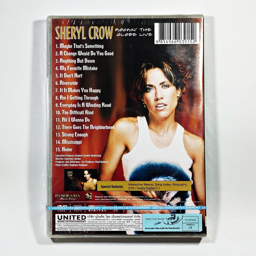 dvd-sheryl-crow-rockin-the-globe-live-dvd-แผ่นใหม่