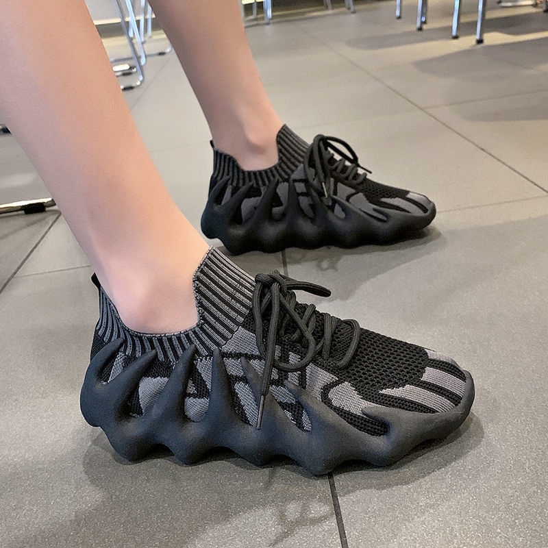 yeezy-boost-450-ใหม่รองเท้าผ้าใบสตรีพื้นหนาระบายอากาศรองเท้าผ้าใบผู้ชายและผู้หญิง