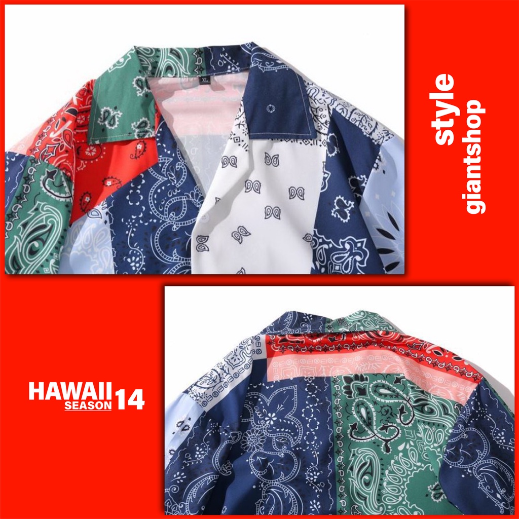 ภาพสินค้าGIANTSHOP เสื้อฮาวาย เสื้อเชิ้ต hawaii หลายสไตล์ 100 แบบ SEASON 14 จากร้าน giantshop.th บน Shopee ภาพที่ 7