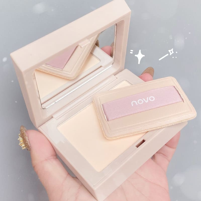 แป้งอัดแข็ง Novo invisible pore makeup powder [5328] เนื้อละเอียดบางเบา ...
