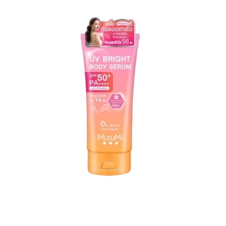 โปรโมชั่น : ถูก แท้‼️ ซื้อ 2 ชิ้น มีของแถมฟรี MizuMi UV Bright Body Serum กันแดด | เซรั่มกันแดดทาตัว SPF50 PA 180 ml
