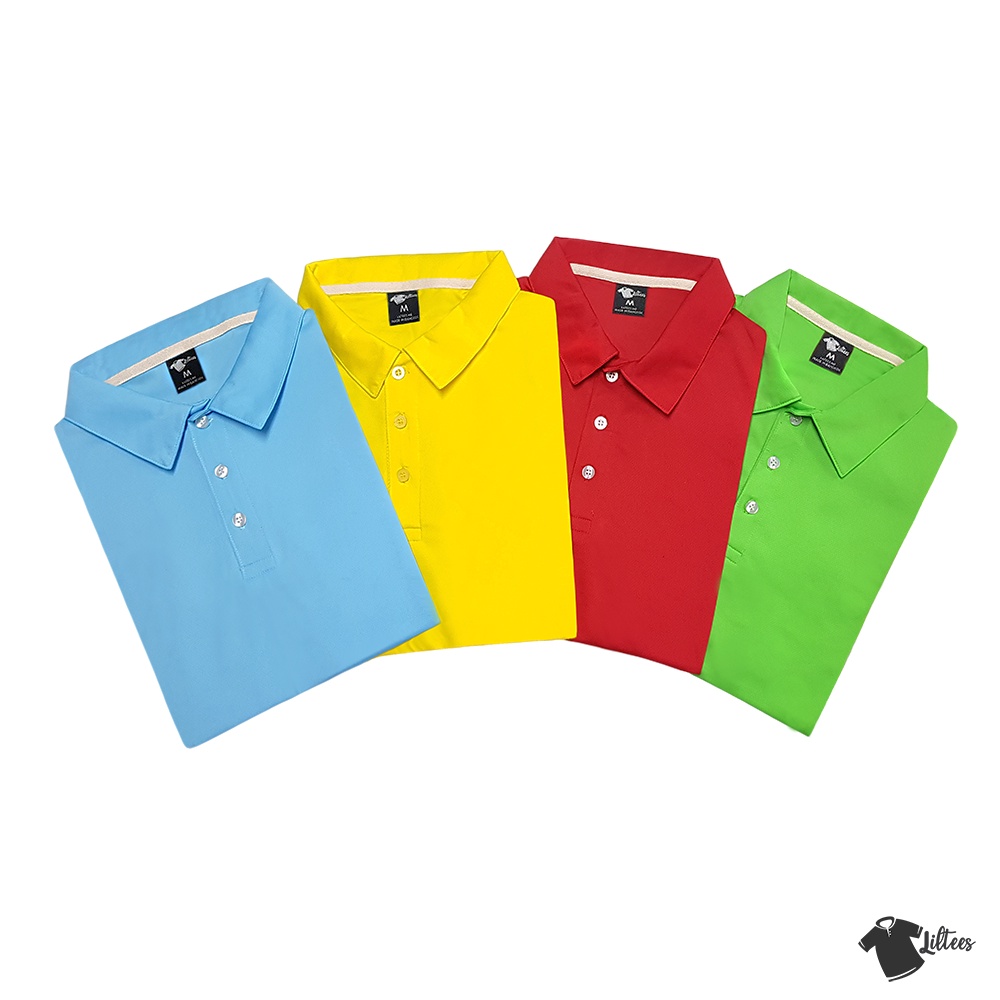 รูปภาพสินค้าแรกของเสื้อโปโล คอปก สีเขียว สีเหลือง สีแดง สีฟ้า​  ผ้ากีฬา​