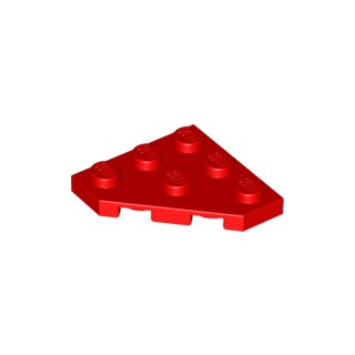 Lego part (ชิ้นส่วนเลโก้) No.2450 Wedge, Plate 3 x 3 Cut Corner