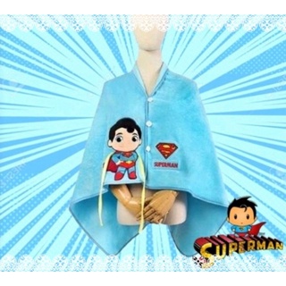 ผ้าห่ม ผ้าคลุมไหล่ Superman Superfreind ลิขสิทธิ์ไทย