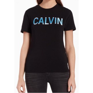 CALVIN KLEIN เสื้อยืด รุ่น J209735 099 (สีดำ)