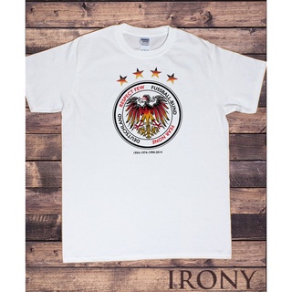 เสื้อยืดโอเวอร์ไซส์เสื้อยืด พิมพ์ลายสัญลักษณ์เยอรมนี Deutschland Fussball-Bund TS1238 สําหรับผู้ชายS-3XL