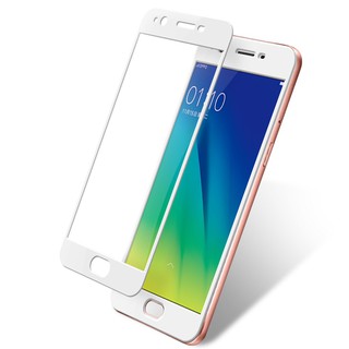 ฟิล์มกระจกเต็มจอ สีขาว 5D กาวเต็มแผ่น OPPO A57/A37/A83