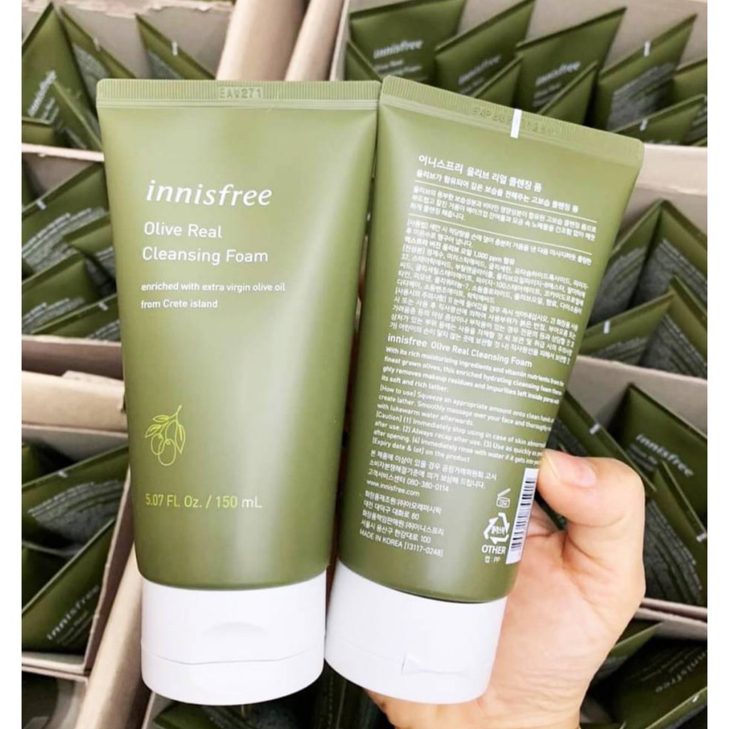 Innisfree Olive Real Cleasing Foam 150ml Shopee Thailand