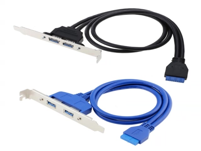 char-สายเมนบอร์ด-5gbps-20-pin-เป็น-dual-usb-3-0-pc-สําหรับแผงสกรู-pc