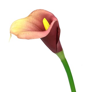 ดอกคาล่าลิลลี่ Artificial Calla lily ลิลลี่ปลอม ยาว 69 cm.ดอกไม้ประดิษฐ์เกรดพรีเมี่ยม งานสวยเหมือนจริง