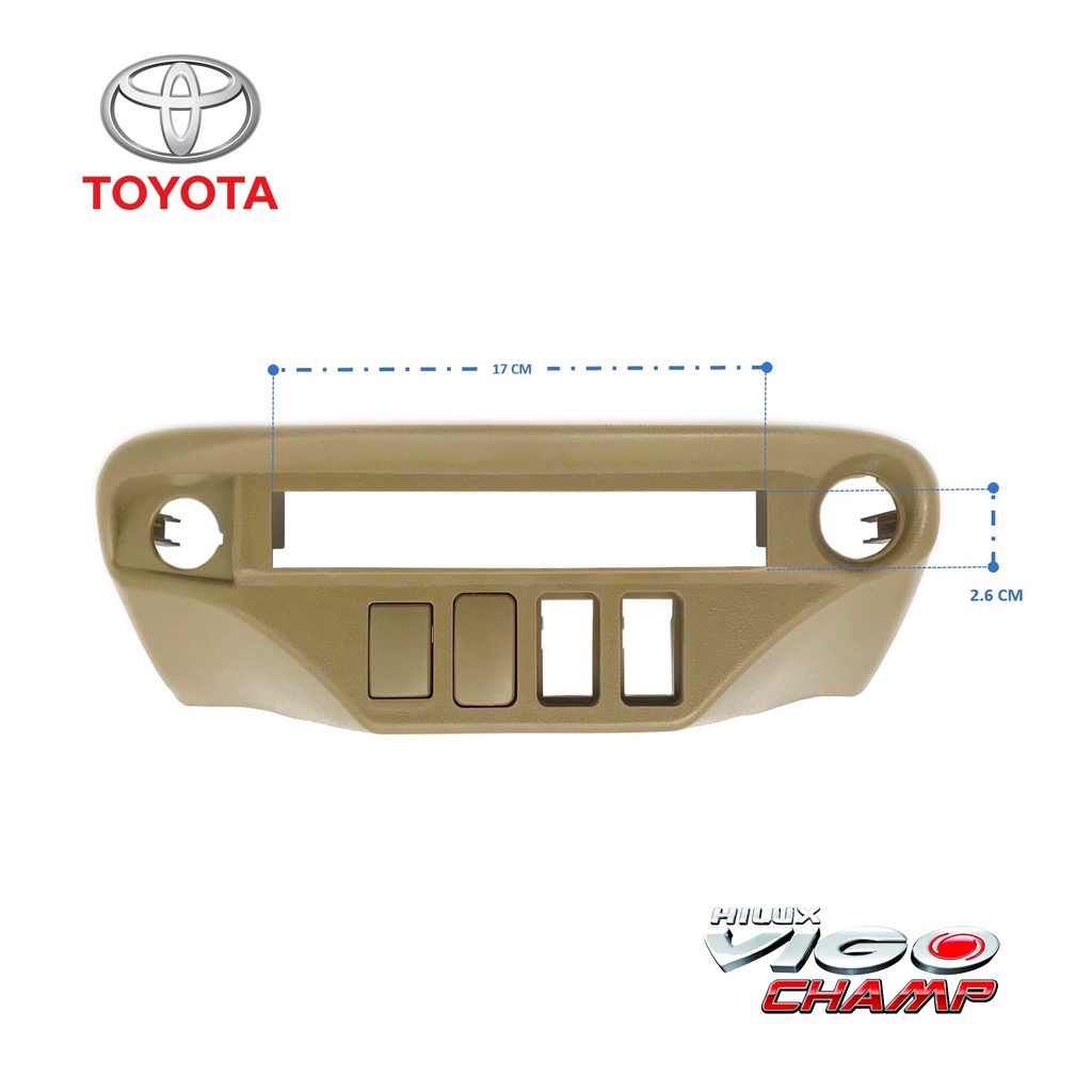 หน้าปรี-vigo-champ-หน้าปรีแอมป์ติดรถยนต์-toyota-โตโยต้า-วีโก้แชมป์