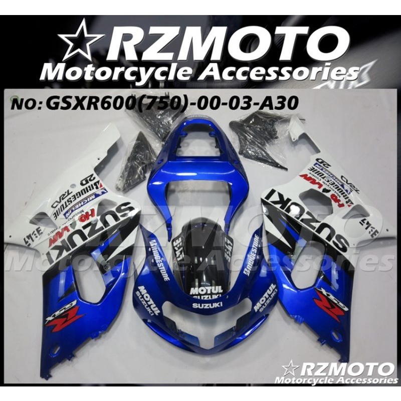 baobaohu フェアリングキット オートバイ GSX-R750 2001 2002