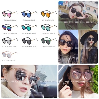 ภาพขนาดย่อของสินค้าแว่นตา แว่นตากันแดด กันรังสี UV400 แฟชั่น แว่นกันแดด ทรงกลม สไตล์เกาหลี สำหรับผู้หญิง ผู้ชาย แว่นตา แว่น