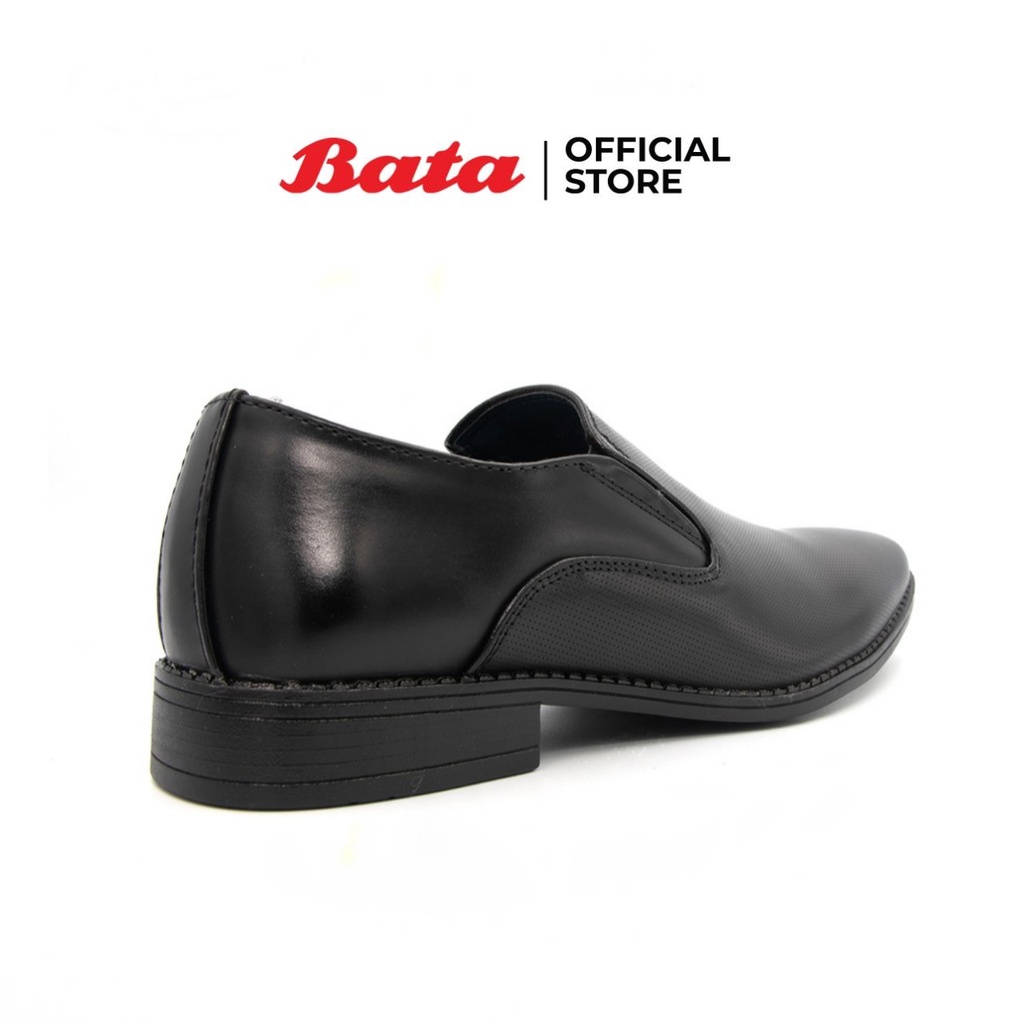 bata-mens-dress-รองเท้าคัทชูกึ่งทางการ-แบบสวม-ดีไซน์เรียบหรู-ใส่ทำงาน-สำหรับผู้ชาย-สีดำ-รหัส-8516681