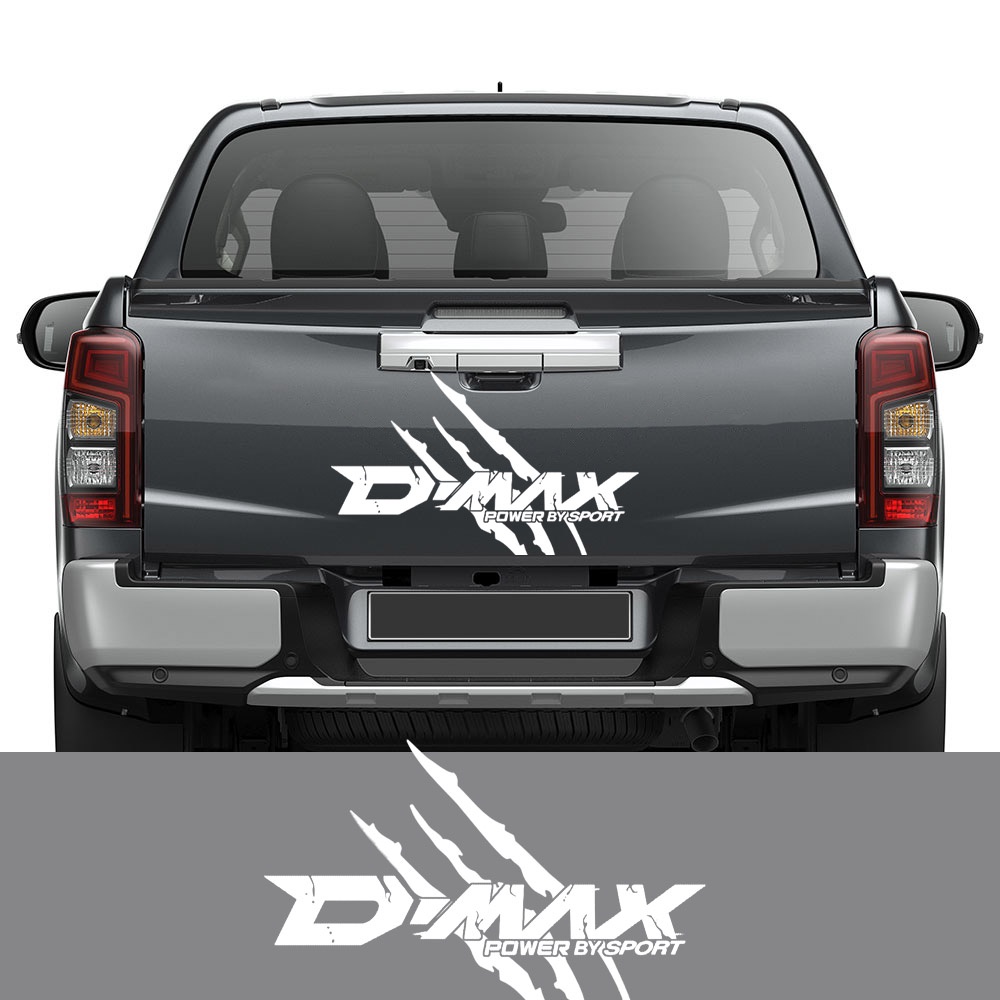 รถกระบะ-tailgate-decals-สำหรับ-isuzu-dmax-รถด้านหลังหางสติกเกอร์รถบรรทุกกราฟิกไวนิลฟิล์มตกแต่ง-auto-accessories