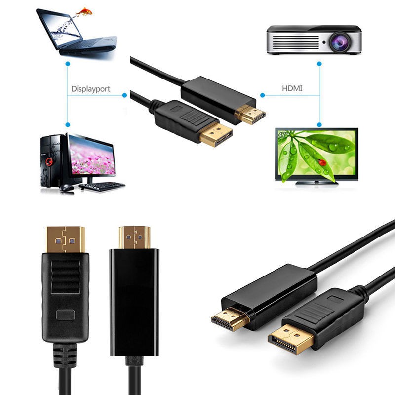 hdtv-cable-1-8m-displayport-display-port-pc-dp-to-hdtv-male-to-male-cord-cable-for-pc-hdtv