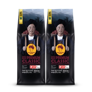 กาแฟดอยช้าง  "Premium Classic" แบบเมล็ด (250 กรัม 2แพ็ค)