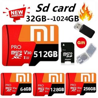 Xiaomi การ์ดหน่วยความจําแฟลช Sd Card 10 Sdxc 256GB 128GB 64GB + อะแดปเตอร์