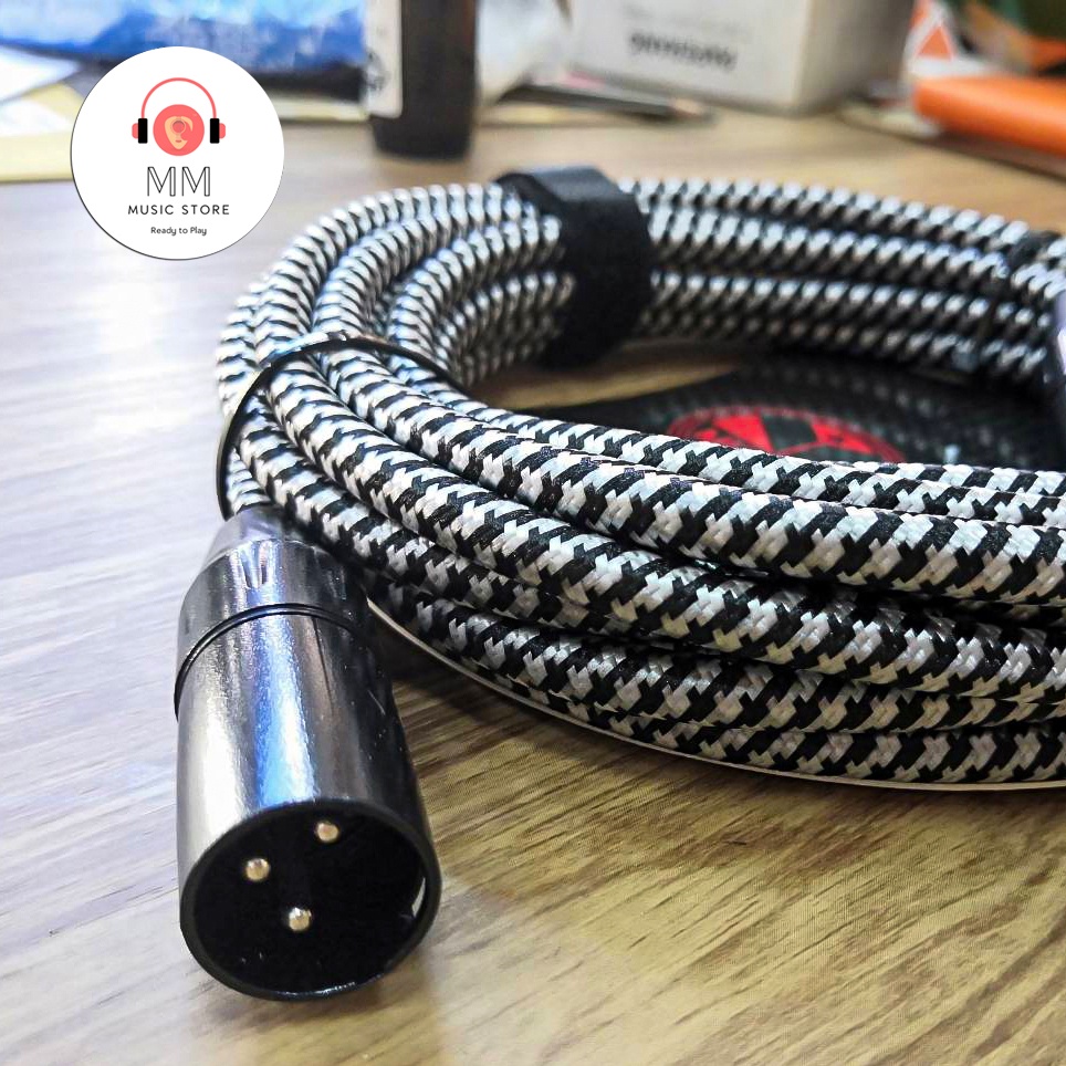 ภาพสินค้าKIRLIN Microphone Cable สายไมโครโฟน MW-480 สายไมค์ XLR to XLR 24AWG สายต่อไมค์ สาย ไมโครโฟน สายXLR 6 เมตร สายไมค์โครโฟน จากร้าน mmmusicstore22 บน Shopee ภาพที่ 9