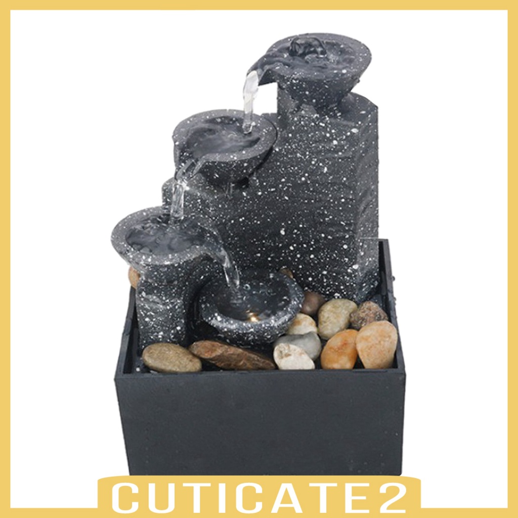 cuticate2-น้ําพุฮวงจุ้ยสําหรับตกแต่งโต๊ะทํางาน