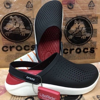 สินค้า ส่งจากกรุงเทพ Crocs LiteRide Clog แท้ หิ้วนอก ถูกกว่าshop Crocs Literide Clog Original 100% Unisex Basic Crocs shoes