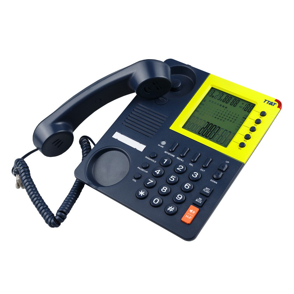 ภาพหน้าปกสินค้าโทรศัพท์บ้าน รีช รุ่น CID 1308 สีน้ำเงิน จากร้าน globalreach บน Shopee