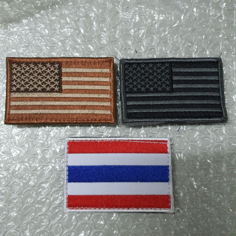 ภาพหน้าปกสินค้าส่งจากไทย  AC-04 Tactical อาร์มธงชาติ อาร์มติดกระเป๋า อาร์ม อาม จากร้าน natthanich บน Shopee