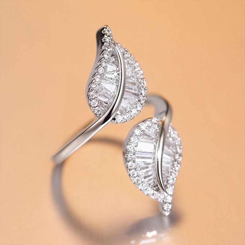 fancyqube-แหวนแต่งงาน-ประดับเพทายคริสตัล-รูปใบไม้-สีเงิน-ปรับได้-หรูหรา-เครื่องประดับแฟชั่น-สําหรับผู้หญิง